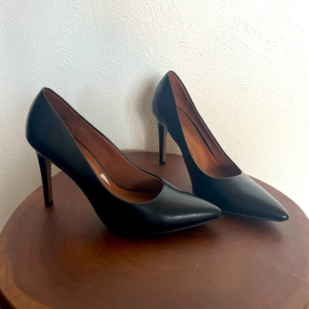 Christian Siriano Black Stiletto Heels + Women’s size 7.5 + EUC